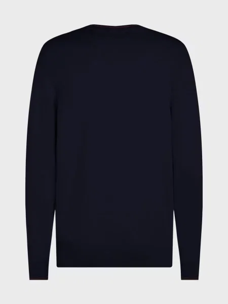 Светр Tommy Hilfiger з круглим вирізом синій