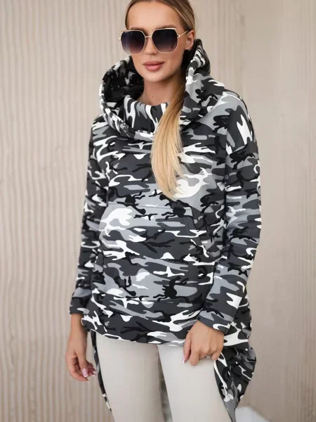 Hanorac cu glugă Kesi negru