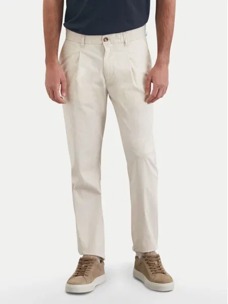 Marc O'Polo Kalhoty z materiálu béžová