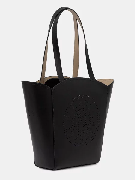 Karl Lagerfeld kabelka typu shopper dámska kožená K/CIRCLE čierna