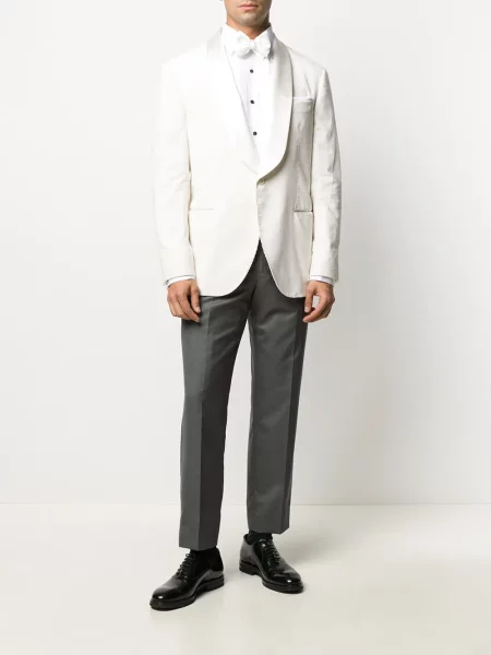Pantaloni Brunello Cucinelli de lână gri