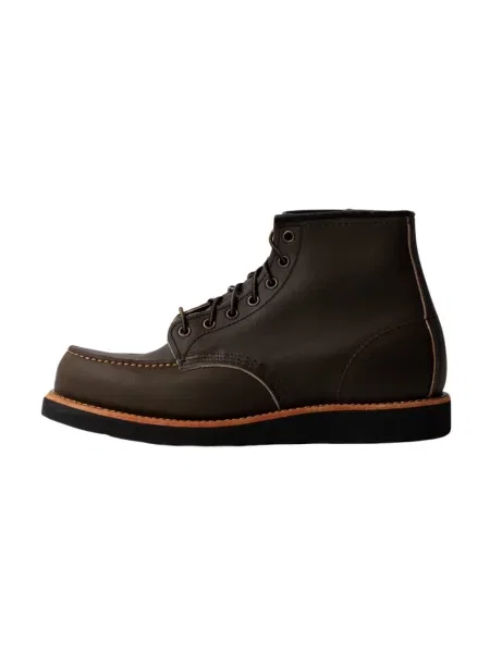 Botki Red Wing Shoes skórzane czerwone