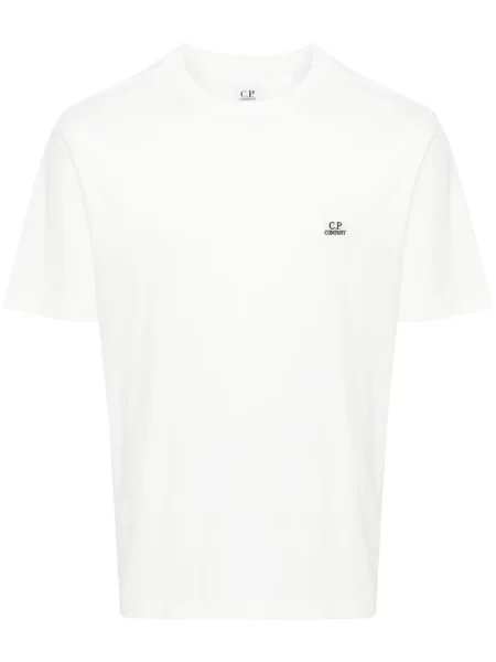 Tricou C.p. Company cu broderie alb