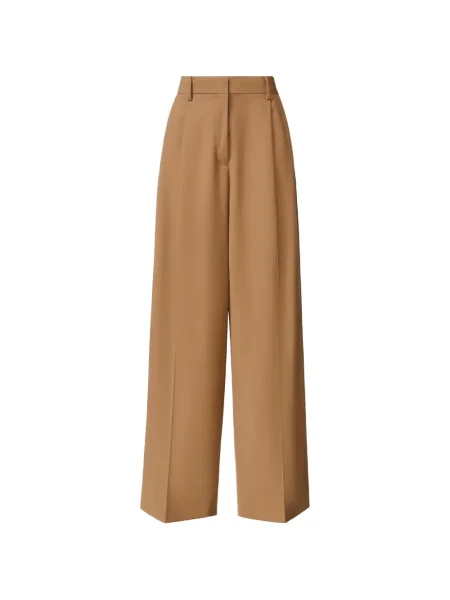 Pantaloni Fabiana Filippi plisate maro