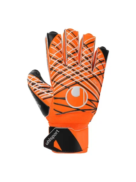 Rękawice bramkarskie uhlsport Soft Resist + Flex Frame fluo orange/white/black białe