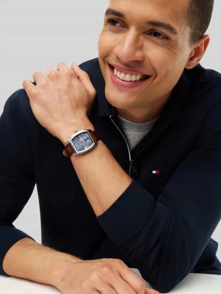 Koszulka polo o kroju regular fit z czystej bawełny model LIQUID' Tommy Hilfiger granatowa