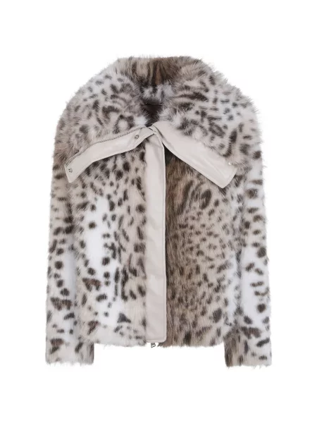Geacă Drhope cu imagine cu model leopard