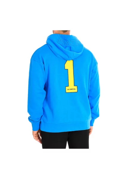 Bluza z kapturem La Martina z kapturem niebieska