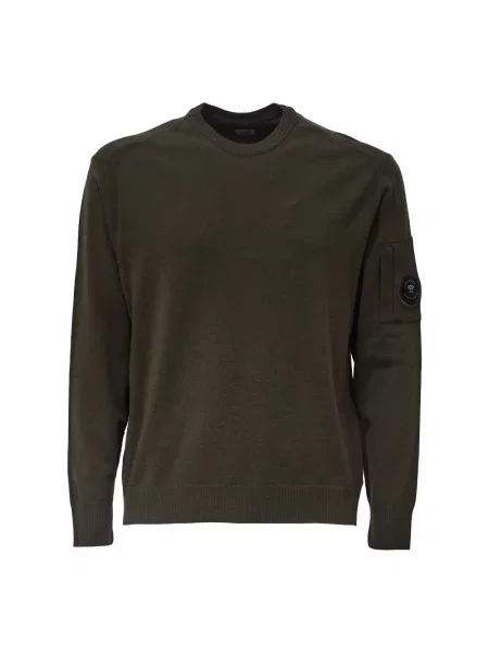 Sweter C.p. Company wełniany zielony