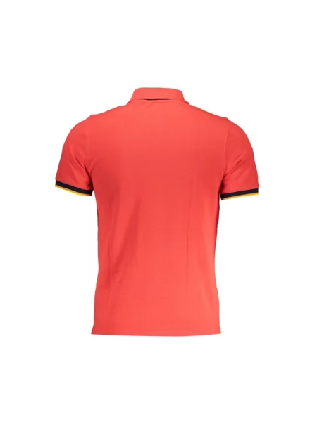 Krótki polo K-way elegancke czerwone