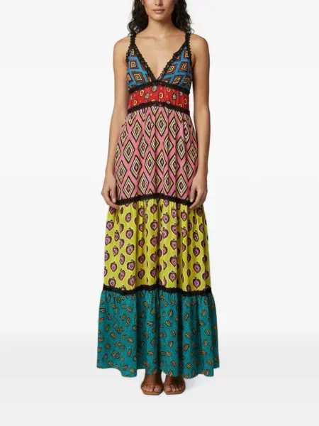 Rochie maxi Alice + Olivia roz