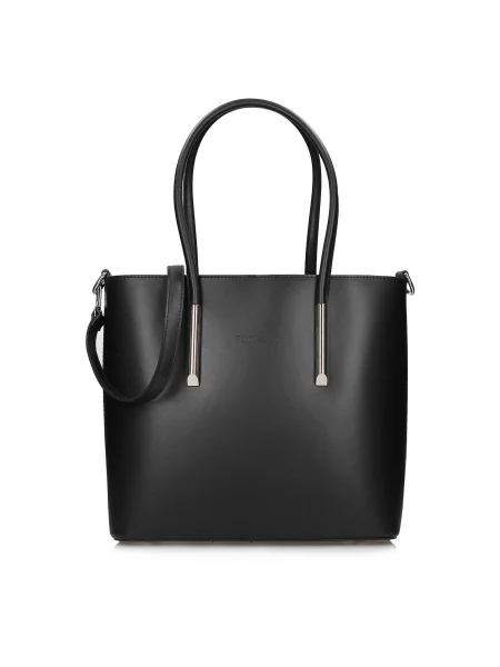 Кожаная сумка Toscanio черная