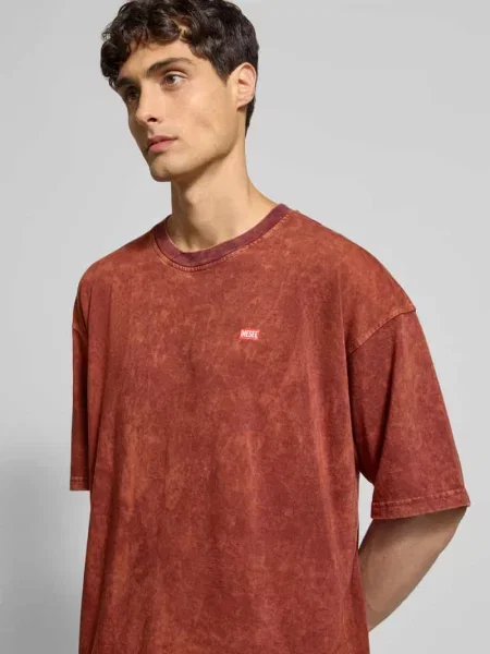 T-shirt z nadrukiem z logo Diesel