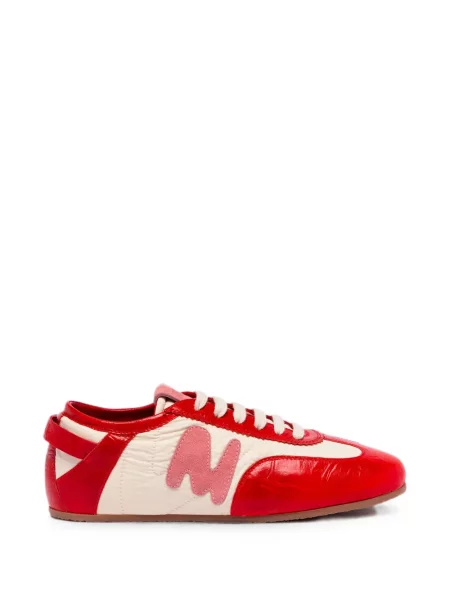 Sneakerși Msgm cu autograf roșu