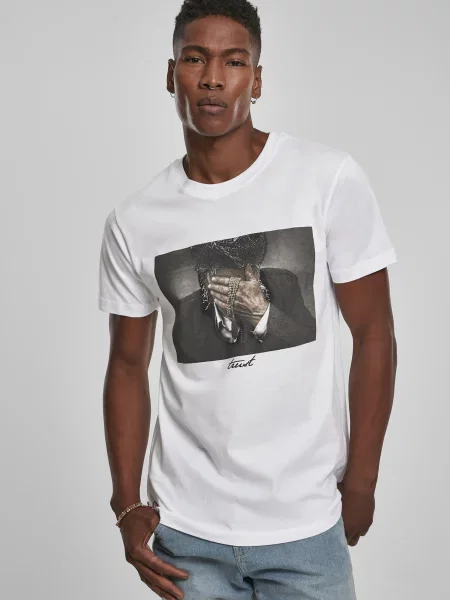 Tricou Mister Tee alb