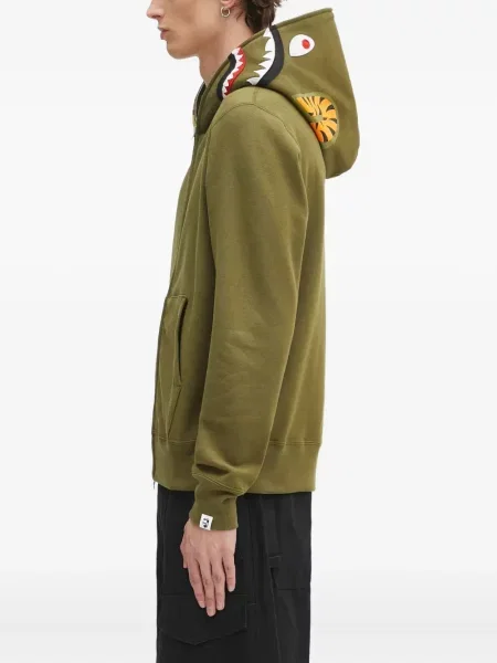 Hanorac cu glugă A Bathing Ape® verde