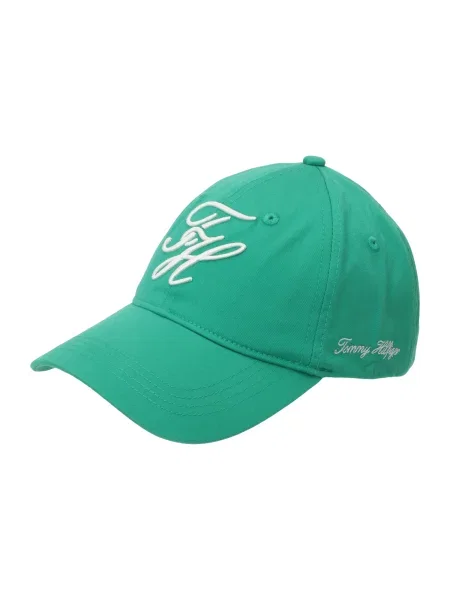 TOMMY HILFIGER Șapcă verde pin alb