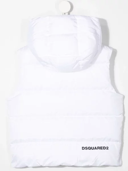 Dětska vesta Dsquared2 bílá
