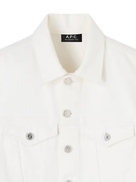 Geacă de blugi A.p.c. alb