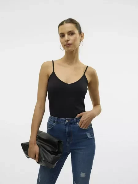 Τοπ Vero Moda μαύρο