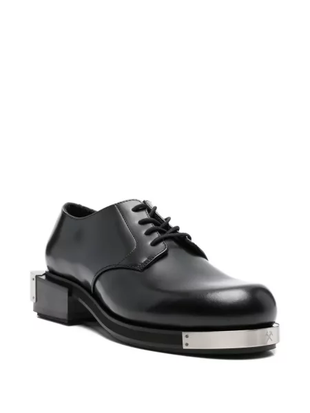 Pantofi derby Gmbh cu șireturi din dantelă negru