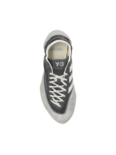 Sneakersy Y-3 zamszowe szare