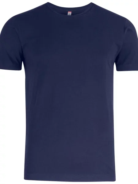 Clique Premium Fashion-T T-shirt z bawełny – dark navy niebieska