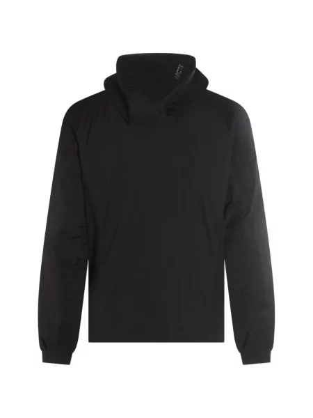 Geacă Arc'teryx cu broderie cu glugă negru