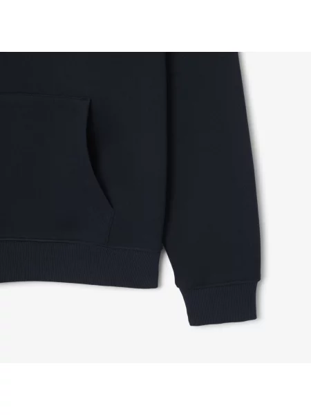 Lacoste Bluza Z Kapturem Z Nadrukiem Tenisowym czarny