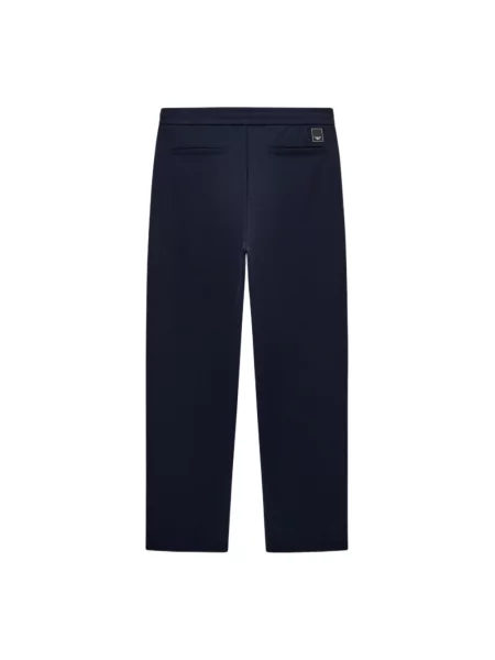 Spodnie Emporio Armani niebieskie