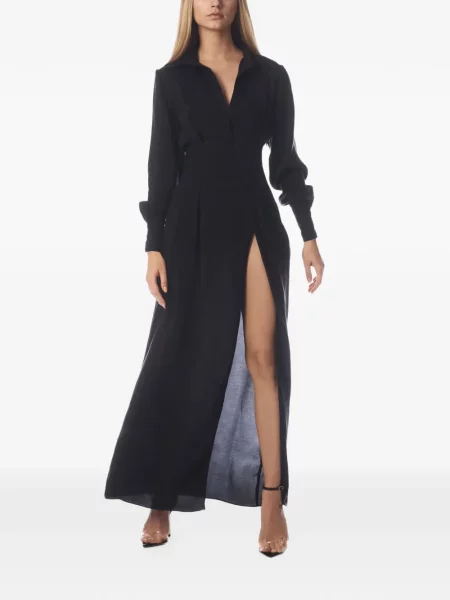 Rochie maxi Tessitura Body Couture negru