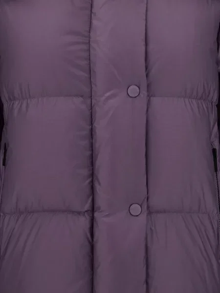 Geacă cu puf After Label cu glugă violet