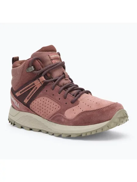 Női túrabakancs Merrell Wildwood Mid Ltr Wp marron/burlwood. Méret: 37 EU