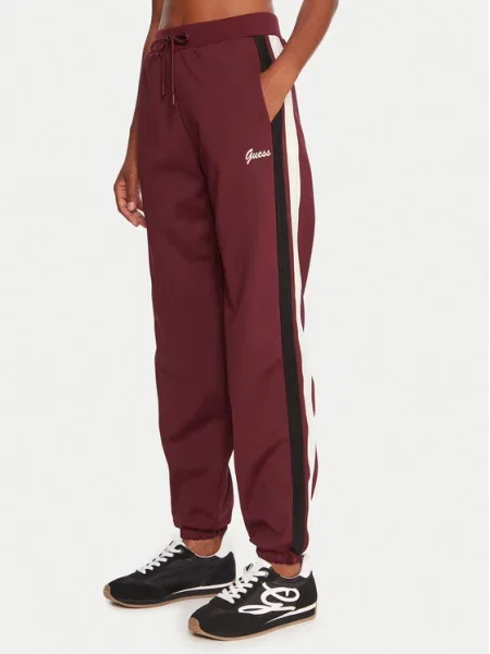 Pantaloni de trening Guess Active bordo