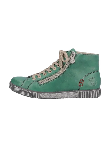 Rieker Ghete cu șireturi verde