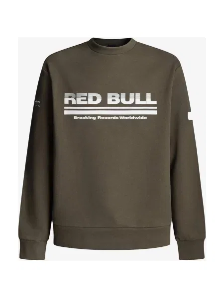Bluza Red Bull Racing x Pepe Jeans Dynamic Fade Crew brązowa S czerwone