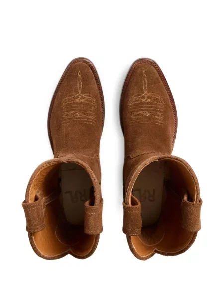 Μποτάκια Ralph Lauren Rrl σουέντ καφέ