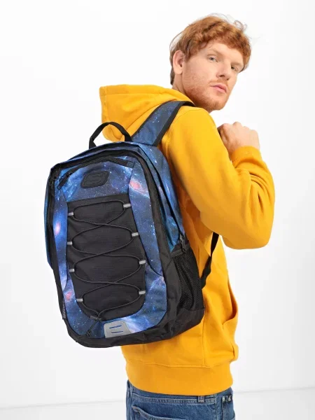 Skechers Рюкзаки Мужское текстиль чёрный