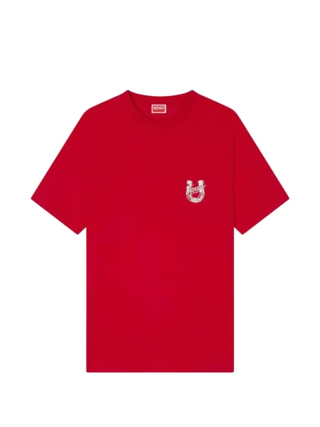 Тениска Kenzo с принт червено