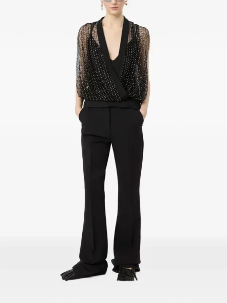 Pantaloni Sportmax evazate negru