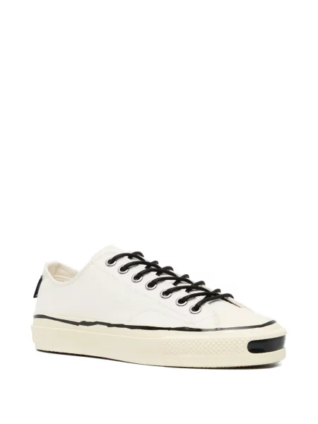 Foltos vászon sneaker Kamiya fehér