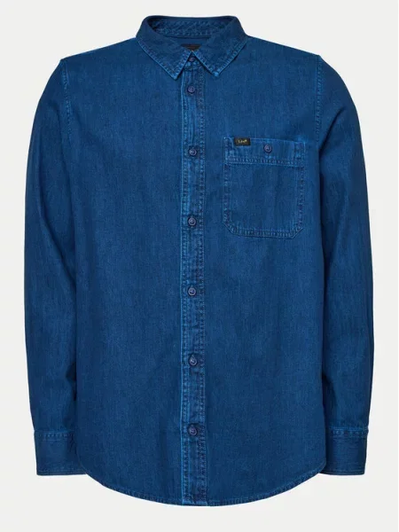 Lee džínová košile Leesure modrá