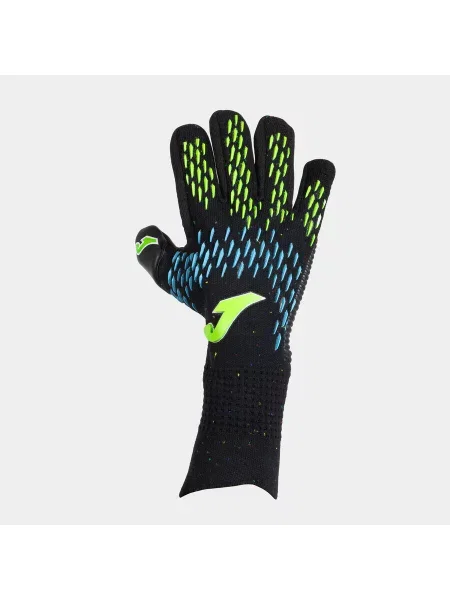 Rękawice bramkarskie Joma Area czarny/zielony fluor czarne
