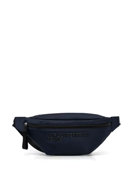 Curea Karl Lagerfeld Jeans albastru