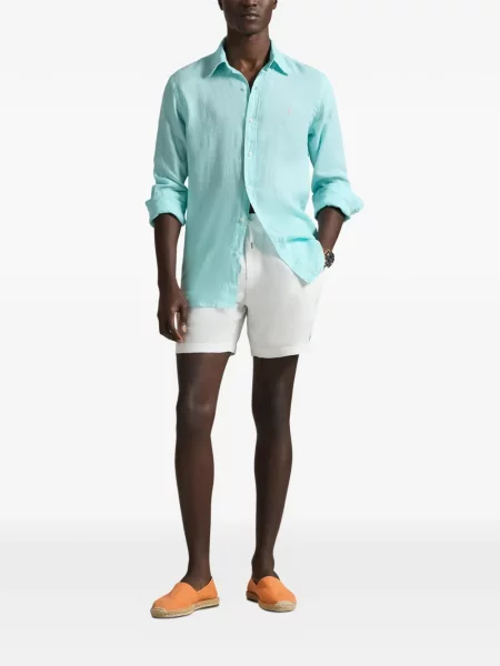 Czapka z daszkiem Polo Ralph Lauren w kratkę z twillu biznesowa niebieska