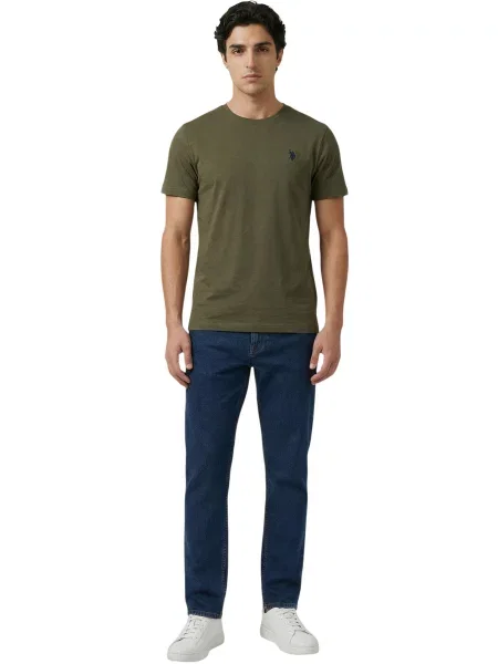 Majica U.s. Polo Assn. s kratkimi rokavi modra