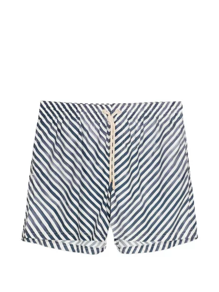 Slip de baie Mosso Sun Wear cu dungi cu cordon albastru