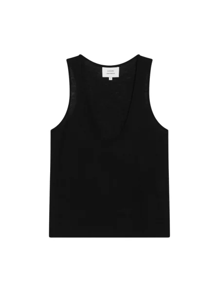 Top Loulou Studio wełniany czarny