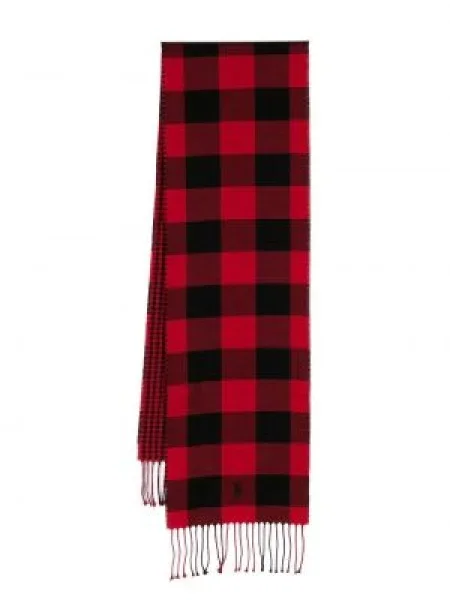 Reversibil fular Polo Ralph Lauren în carouri