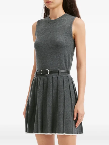 Rochie B+ab plisată de costum gri